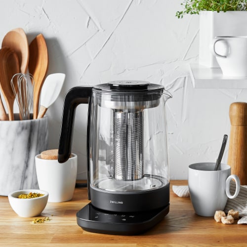 ZWILLING Enfinigy Glass Kettle, Tea Kettle, Black Perspective: bottom