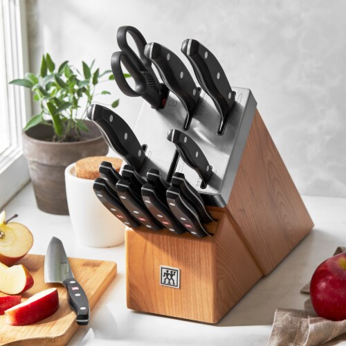 ZWILLING TWIN Signature 15pc SelfSharpening Knife Block Set Natural