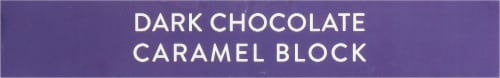 Sanders Dark Chocolate Caramel Block Perspective: bottom