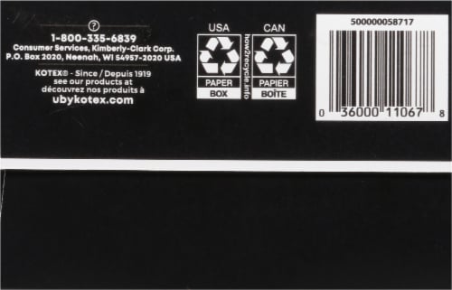 U by Kotex® Security® Lightdays® Extra-Coverage Panty Liners Perspective: bottom