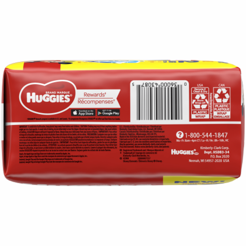 Huggies Snug & Dry Baby Diapers, Size 3 (16-28 lbs) Perspective: bottom