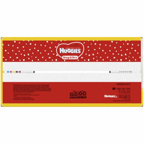Huggies Snug & Dry Baby Diapers, Size 6 (35+ lbs) Perspective: bottom