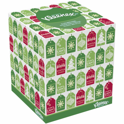 Kleenex Holiday Christmas Facial Tissues Perspective: bottom