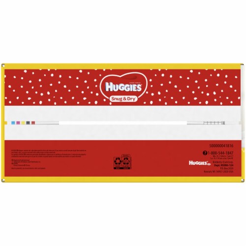 Huggies Snug & Dry Baby Diapers, Size 6 (35+ lbs) Perspective: bottom