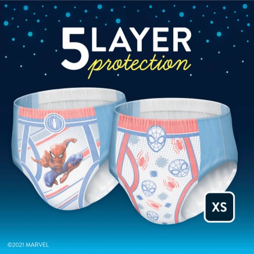 Goodnites Boys' Bedwetting Underwear XS (28-43 lbs) Perspective: bottom