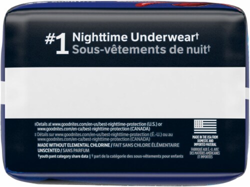 Goodnites® Boys' Bedwetting Underwear, XS (28-43 lbs) Perspective: bottom