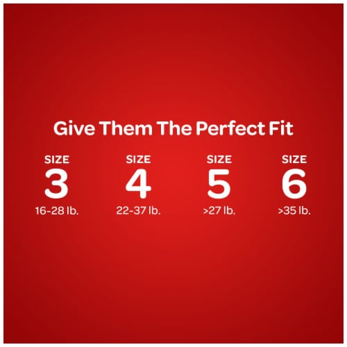Huggies Little Movers Baby Diapers, Size 3 (16-28 lbs) Perspective: bottom