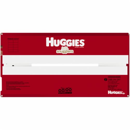 Huggies Little Snugglers Size 3 Baby Diapers 76 Count Perspective: bottom