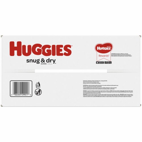Huggies Snug & Dry Size 4 Diapers Perspective: bottom