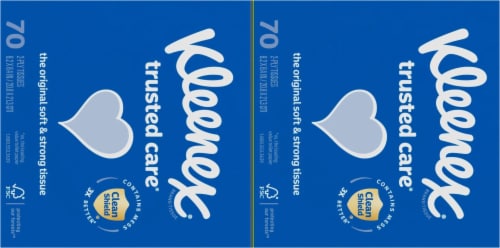 Kleenex® Trusted Care® Facial Tissues Perspective: bottom