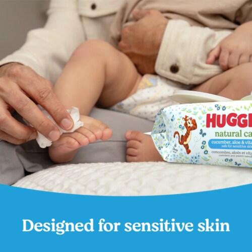 HUGGIES LINGETTES NATURAL CARE