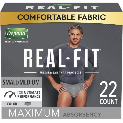 Depend Real Fit® Maximum Absorbency Small/Medium Men Underwear