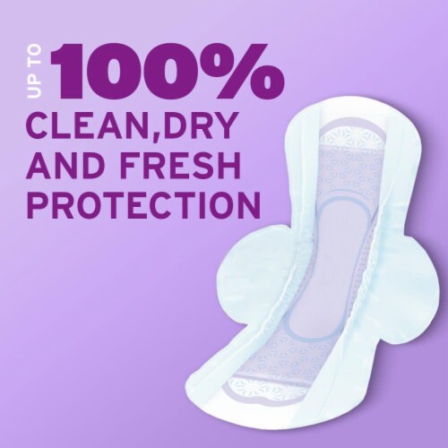 Poise Ultra Thin Incontinence Pads 4 Drop Moderate Absorbency Regular Pads Perspective: bottom