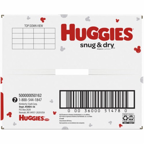 56 Couches Medium Huggies T3 (5 - 8kg)