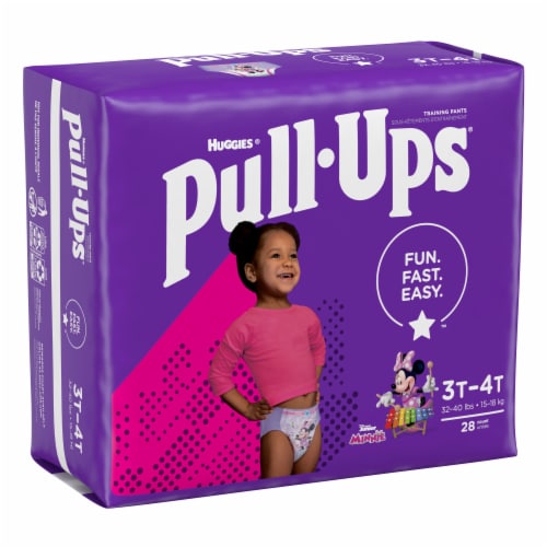 Pull-Ups® Learning Designs 3T-4T Girls Training Pants Huge Pack Perspective: bottom