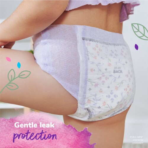 Pull-Ups New Leaf Girls' Potty Training Pants 3T-4T (32-40 lbs) Perspective: bottom