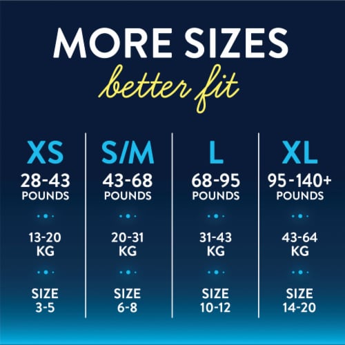 Goodnites Boys' Bedwetting Underwear XL (95-140 lbs) Perspective: bottom