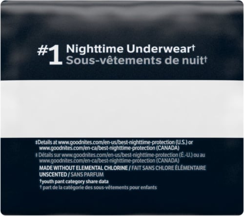 GoodNites - GoodNites, Underwear, Nighttime, L/XL (60-125+ lbs), Girls (11  count), Shop