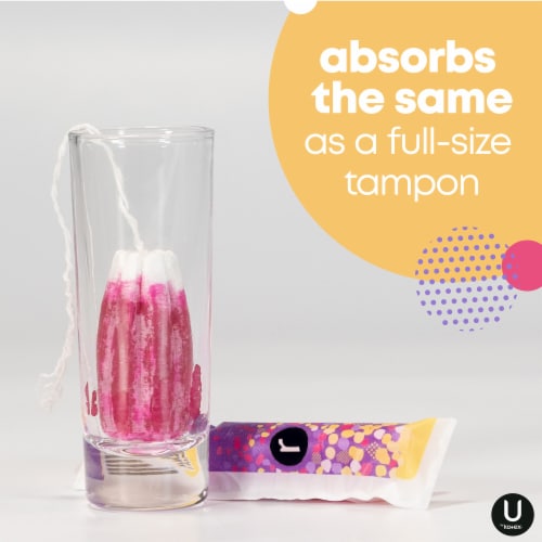 U by Kotex Click Compact Tampons Regular Absorbency Unscented Perspective: bottom