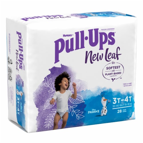 Pull-Ups New Leaf Boys' Potty Training Pants, 3T-4T (32-40 lbs