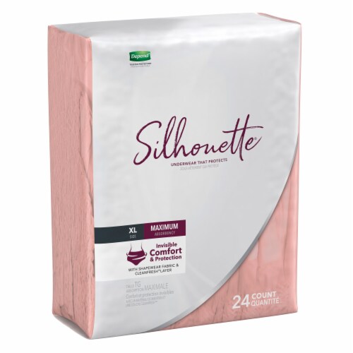 Depend® Silhuoette® Shapewear Women's Incontinence Underwear Perspective: bottom