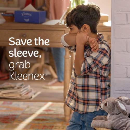 Kleenex Ultra Soft Facial Tissues Cube Box Perspective: bottom