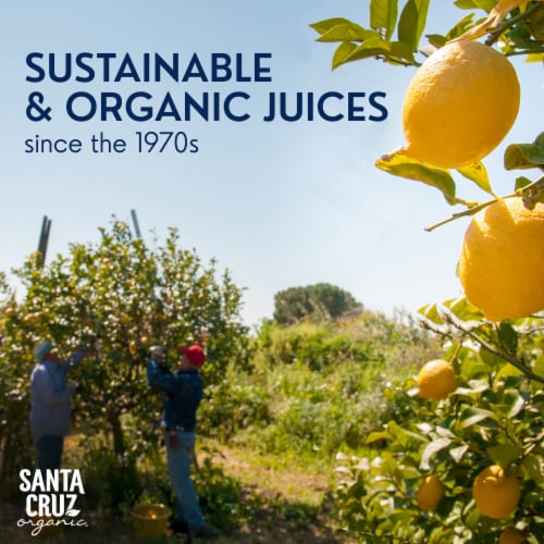 Santa Cruz Organic Lemon Juice Perspective: bottom