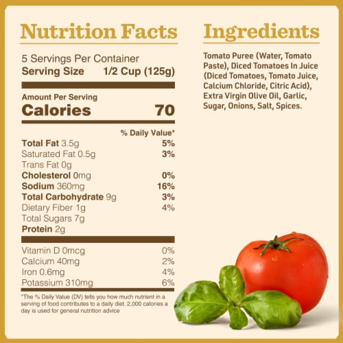 Bertolli® Olive Oil & Garlic Pasta Sauce Perspective: bottom