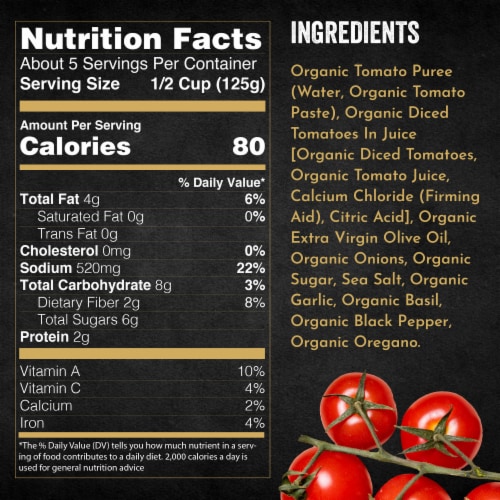 Bertolli® Organic Olive Oil Basil & Garlic Pasta Sauce Perspective: bottom
