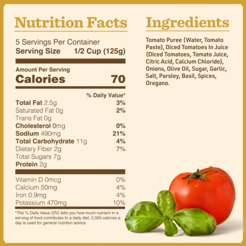 Bertolli® Traditional Marinara Sauce Perspective: bottom