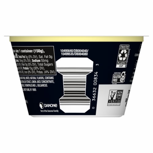 Oikos® Triple Zero Vanilla Nonfat Greek Yogurt Perspective: bottom