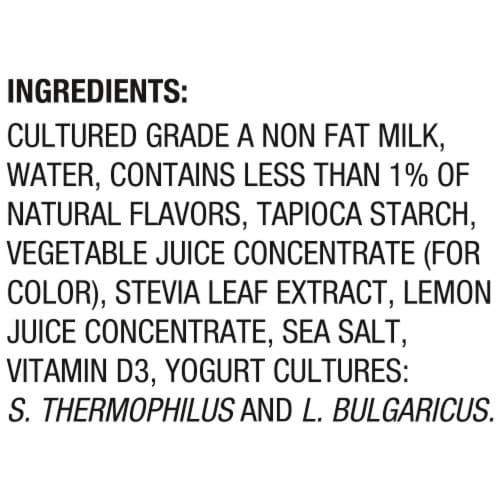 Oikos Triple Zero Strawberry Nonfat Greek Yogurt Perspective: bottom
