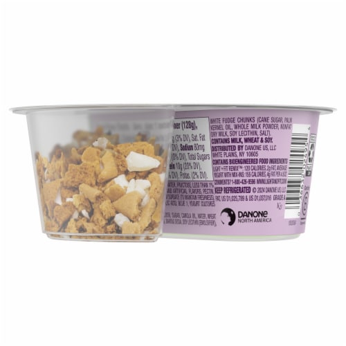 Dannon Light + Fit REMIX Key Lime Pie Nonfat Greek Yogurt Cups with Mix-Ins Perspective: bottom
