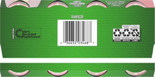 Activa® Probiotic Dailies Strawberry Banana Perspective: bottom