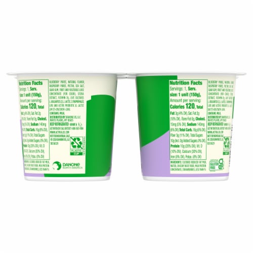 Activia Proactive Mixed Berry Probiotic Yogurt Cups Perspective: bottom
