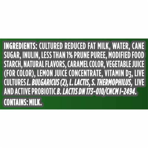 Activia Probiotic Prune Dairy Drink Bottle Perspective: bottom