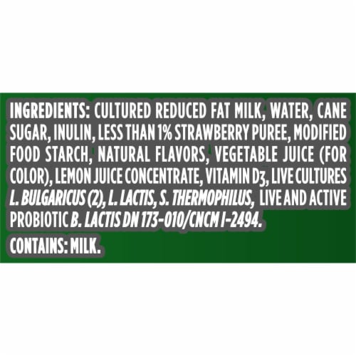 Activia® Strawberry Yogurt Drink Perspective: bottom