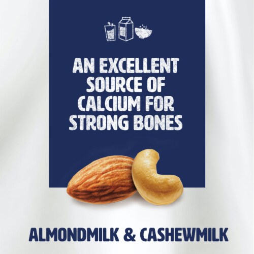 Silk Protein Almond & Cashew Unsweetened Vanilla Milk Perspective: bottom