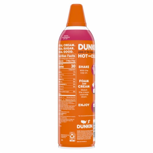 Dunkin' Extra Extra Cold Foam Coffee Creamer Perspective: bottom