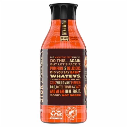 Stok® Pumpkin Creamed Cold Brew Coffee Perspective: bottom