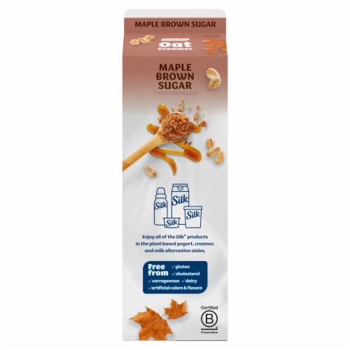 Silk® The Maple Brown Sugar One Dairy-Free Oat Creamer Perspective: bottom