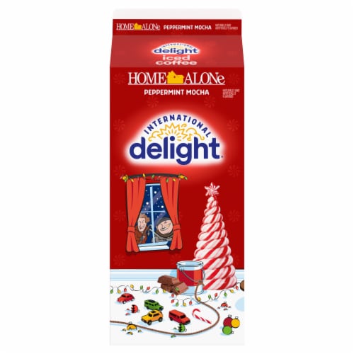 International Delight Home Alone Peppermint Mocha Iced Coffee Perspective: bottom
