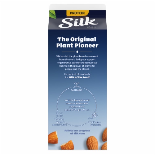 Silk® Original Protein Almond Milk Perspective: bottom
