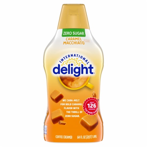 International Delight® Sugar-Free Zero Sugar Caramel Macchiato Coffee Creamer Perspective: bottom