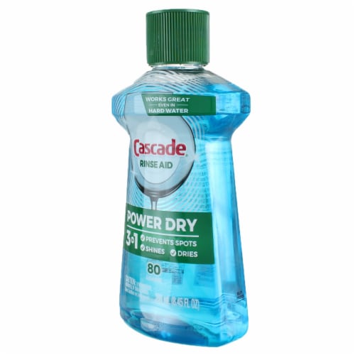 Cascade Power Dry Dishwasher Rinse Aid Perspective: bottom