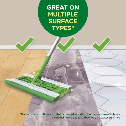 Swiffer Sweeper Febreze Freshness Lavender Vanilla & Comfort Wet Mopping Cloths Perspective: bottom