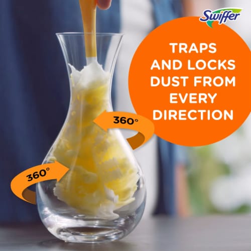 Swiffer Duster Multi-Surface Heavy Duty Refills Perspective: bottom
