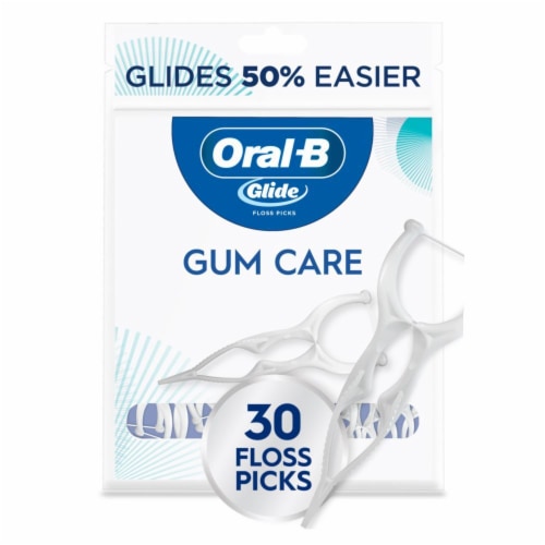 Oral-B Glide Gum Care Dental Floss Picks Perspective: bottom