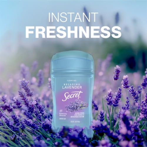 Secret Fresh Relaxing Refreshing Lavender Clear Gel Deodorant Perspective: bottom