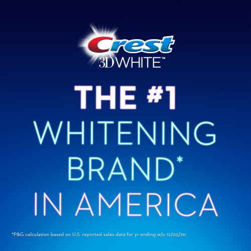 Crest Vibrant Peppermint 3D White Brilliance Teeth Whitening Toothpaste Perspective: bottom